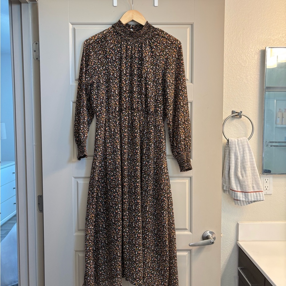 Madewell Floral A-Line Dress